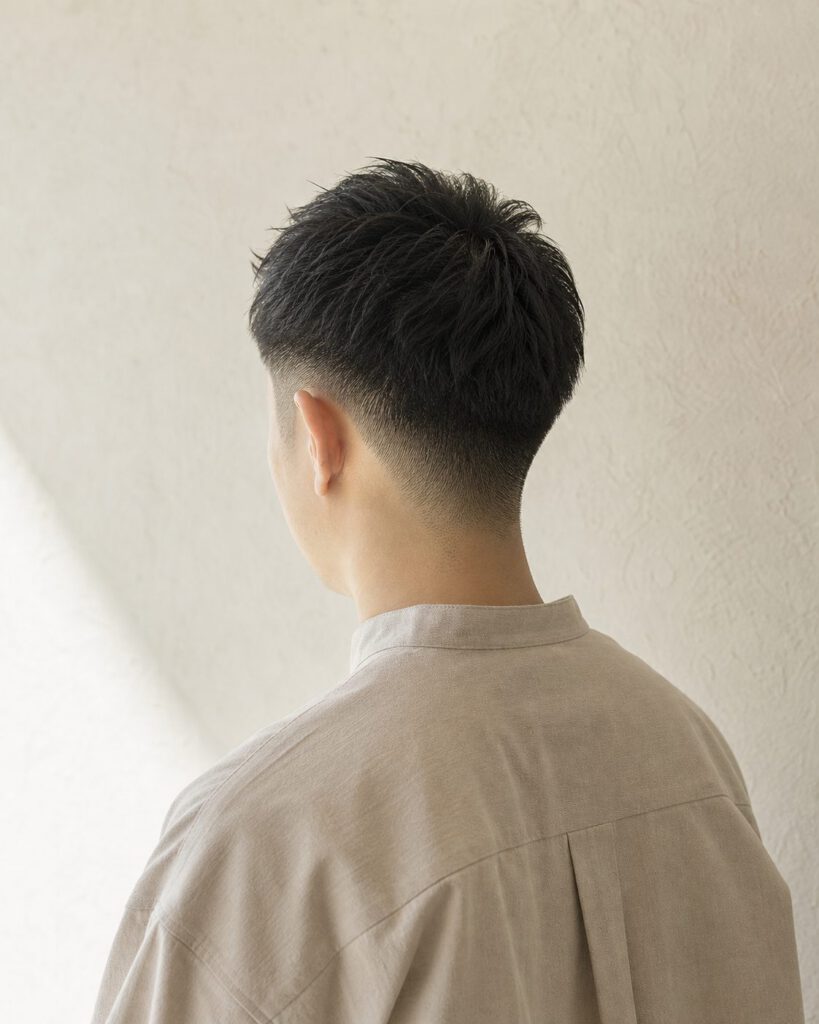 刈り上げのメンズショート